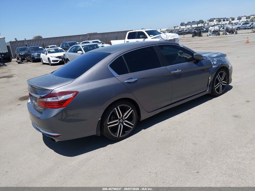 Vin: 1hgcr2f50ga036729, lot: 46295068, honda accord sport 20164
