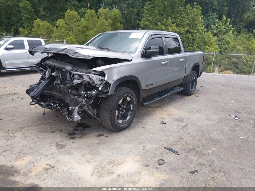 Vin: 1c6srflt1ln351277, lot: 46295072, ram 1500 rebel  4x4 5'7 box 20202