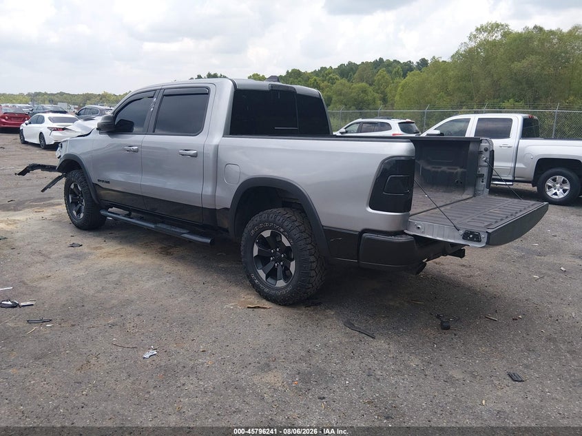 Vin: 1c6srflt1ln351277, lot: 46295072, ram 1500 rebel  4x4 5'7 box 20203