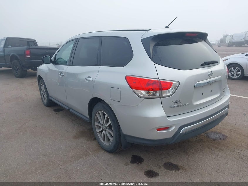 Vin: 5n1ar2mn8ec711765, lot: 46295078, nissan pathfinder s 20143