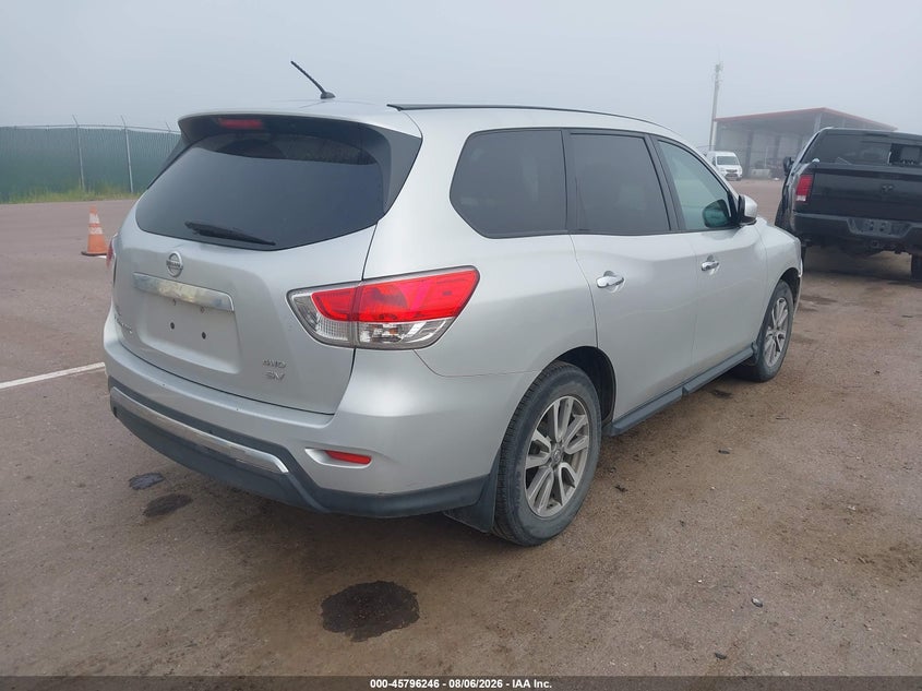 Vin: 5n1ar2mn8ec711765, lot: 46295078, nissan pathfinder s 20144
