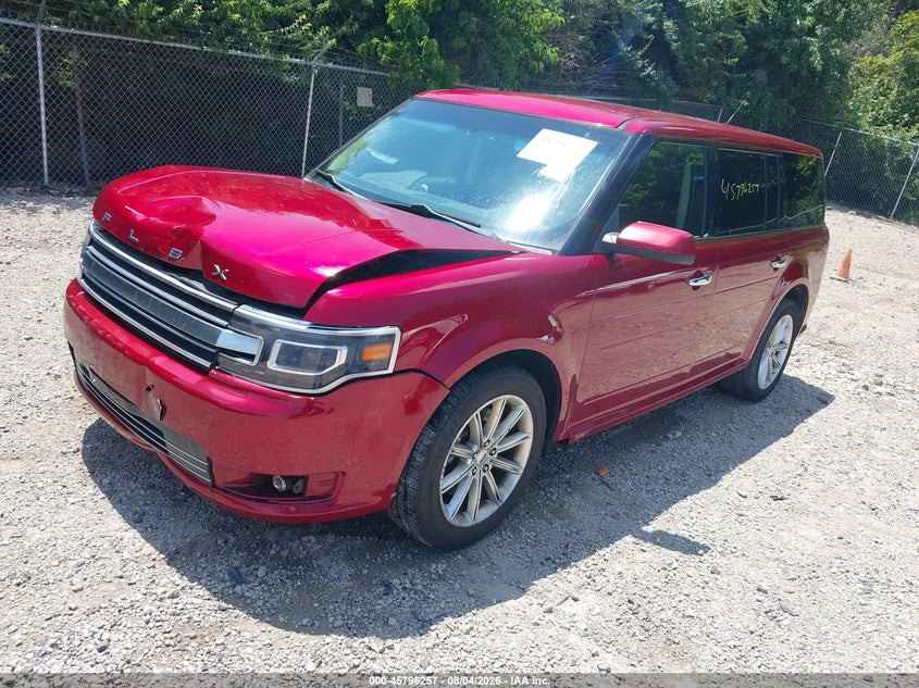 Vin: 2fmgk5d88gba02251, lot: 46295088, ford flex limited 20162