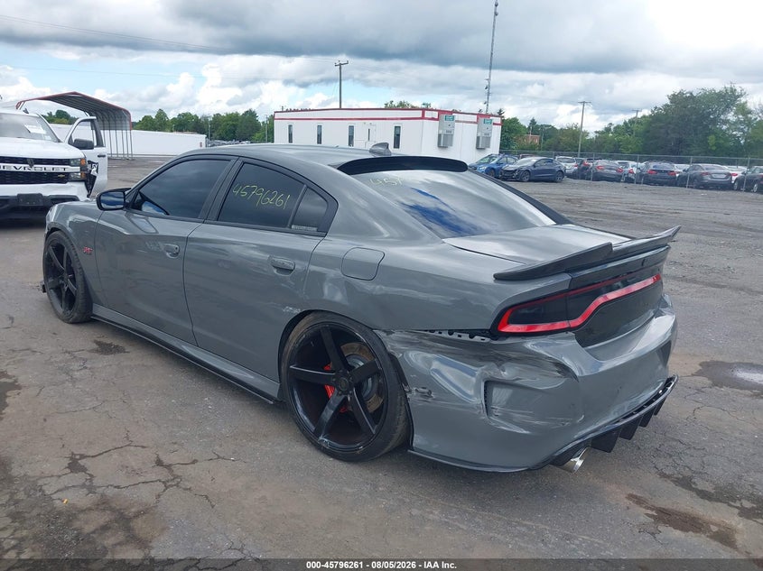 Vin: 2c3cdxgj5kh703671, lot: 46295092, dodge charger scat pack rwd 20193