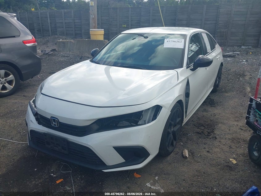 Vin: 2hgfe2f56nh595001, lot: 46295093, honda civic sport 20222