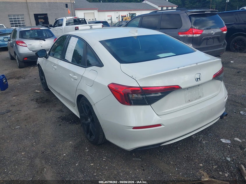 Vin: 2hgfe2f56nh595001, lot: 46295093, honda civic sport 20223