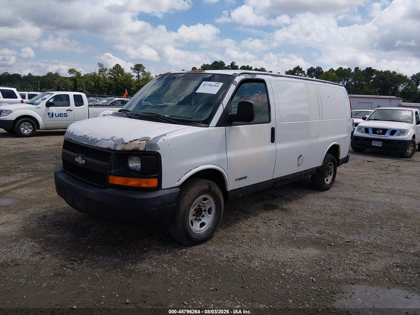 CHEVROLET EXPRESS 2005 VIN 1GCGG25VX51150208