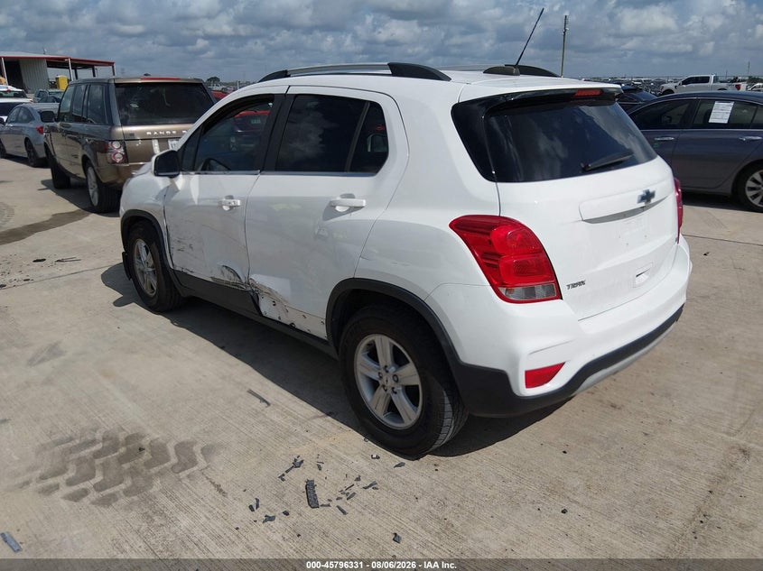 Vin: kl7cjlsb8lb337368, lot: 46295162, chevrolet trax fwd lt 20203
