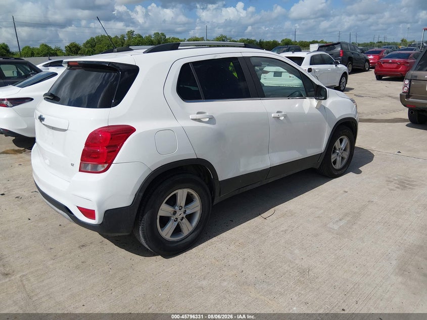Vin: kl7cjlsb8lb337368, lot: 46295162, chevrolet trax fwd lt 20204