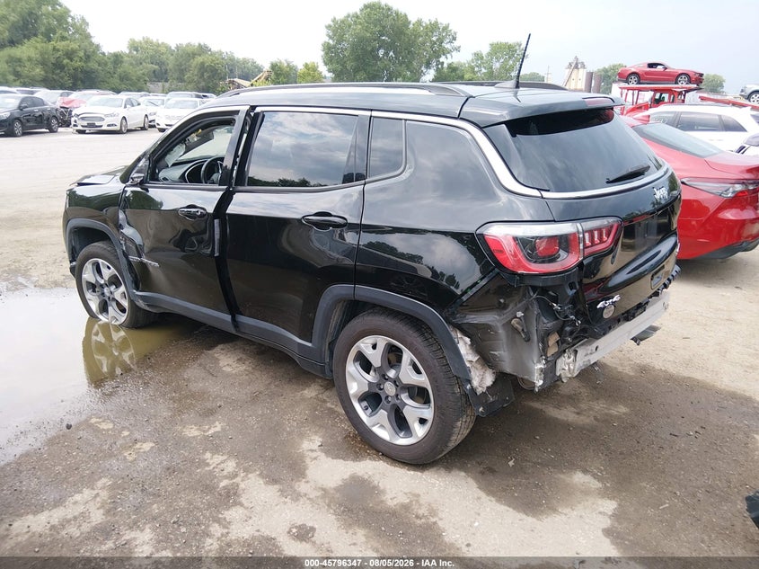 Vin: 3c4njdcb4lt185314, lot: 46295178, jeep compass limited 4x4 20203