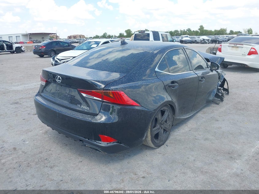 LEXUS IS 200T 2017 VIN JTHBA1D24H5049996