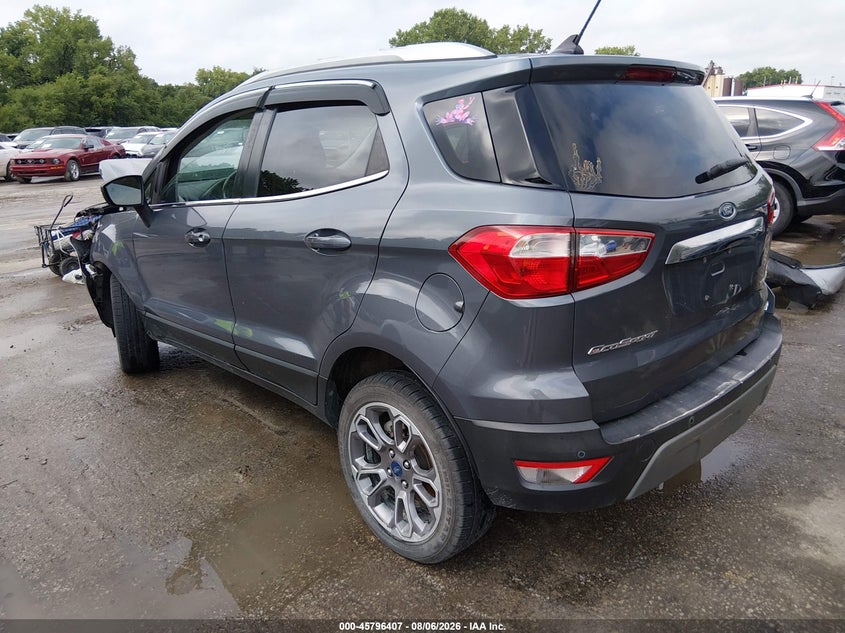 Vin: maj6p1wl5jc181955, lot: 46295238, ford ecosport titanium 20183