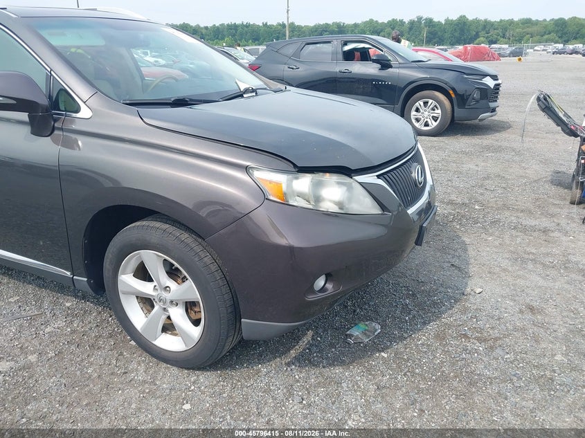 2010 LEXUS RX SPORT UTILITY VEHICLE 3.5L V-6 DOHC, VVT, 275HP