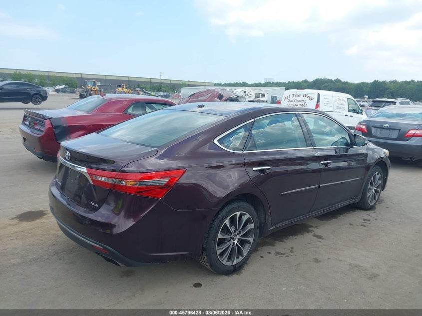 Vin: 4t1bk1eb1gu219650, lot: 46295259, toyota avalon xle plus 20164