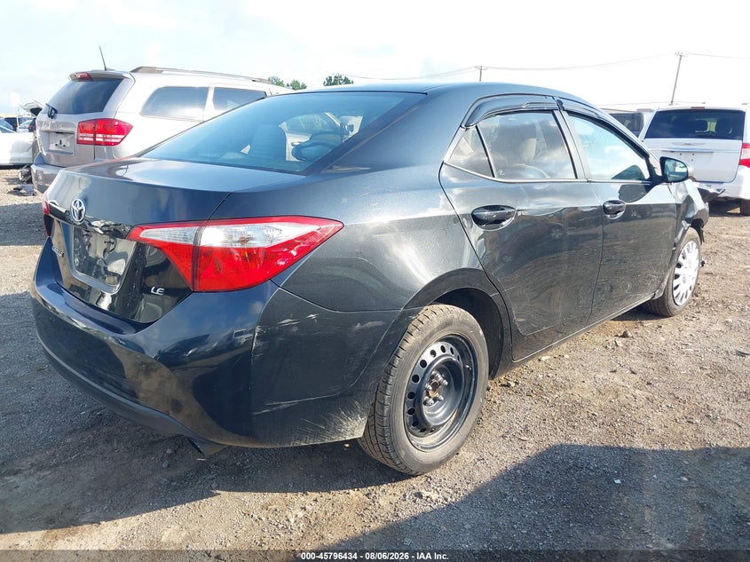 2016 TOYOTA COROLLA SEDAN 1.8L I-4 DOHC, VVT, 132HP
