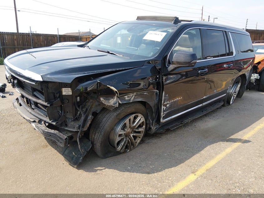 Vin: 1gks2gkd3mr420000, lot: 46295302, gmc yukon xl 4wd slt 20212