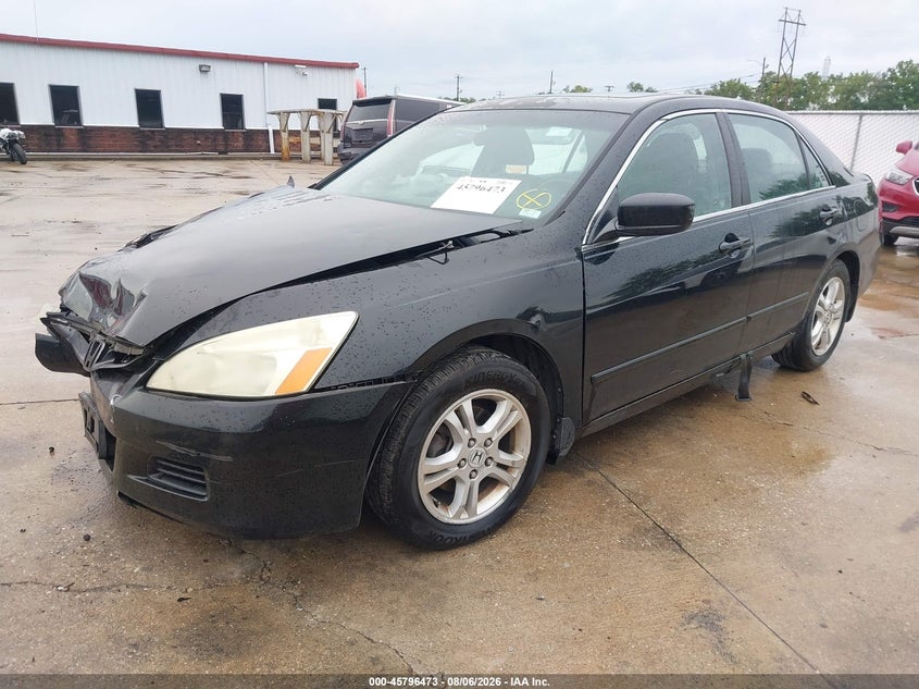 2007 Honda Accord 2.4 Ex, Front End, IAAI, VIN 1HGCM56837A189194 — photo 2