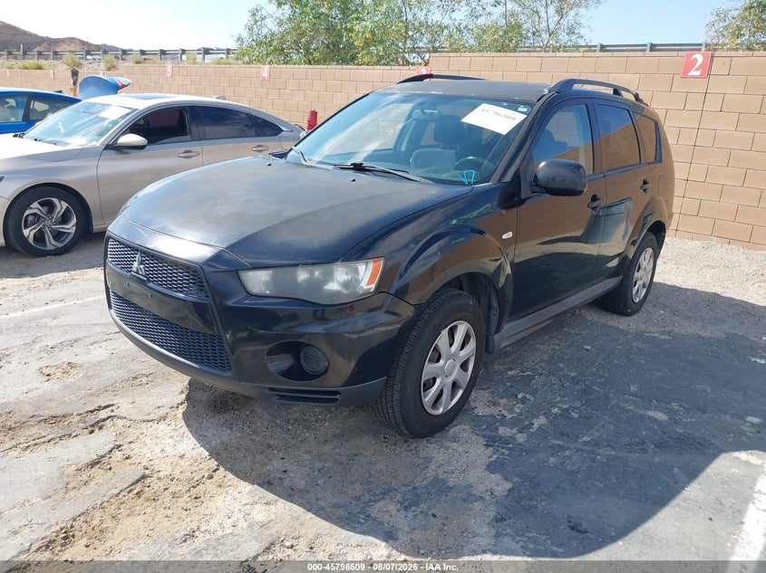 Vin: ja4as2aw5cu001598, lot: 46295340, mitsubishi outlander es 20122