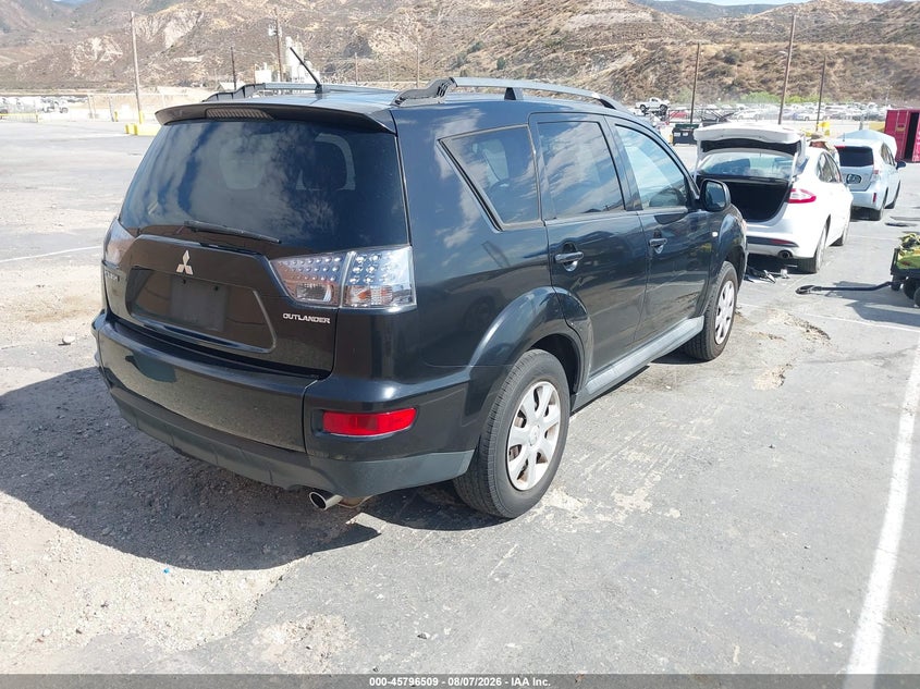 Vin: ja4as2aw5cu001598, lot: 46295340, mitsubishi outlander es 20124