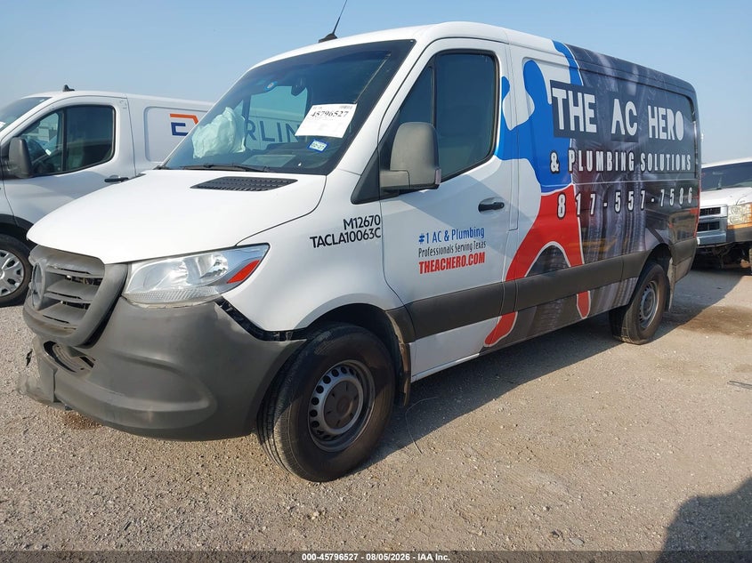 Vin: wd4pf0ed1kt010035, lot: 46295358, mercedes-benz sprinter 2500 standard roof i4 20192