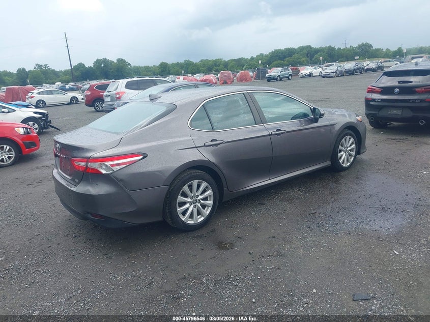 Vin: 4t1c11ak3lu989937, lot: 46295377, toyota camry le 20204