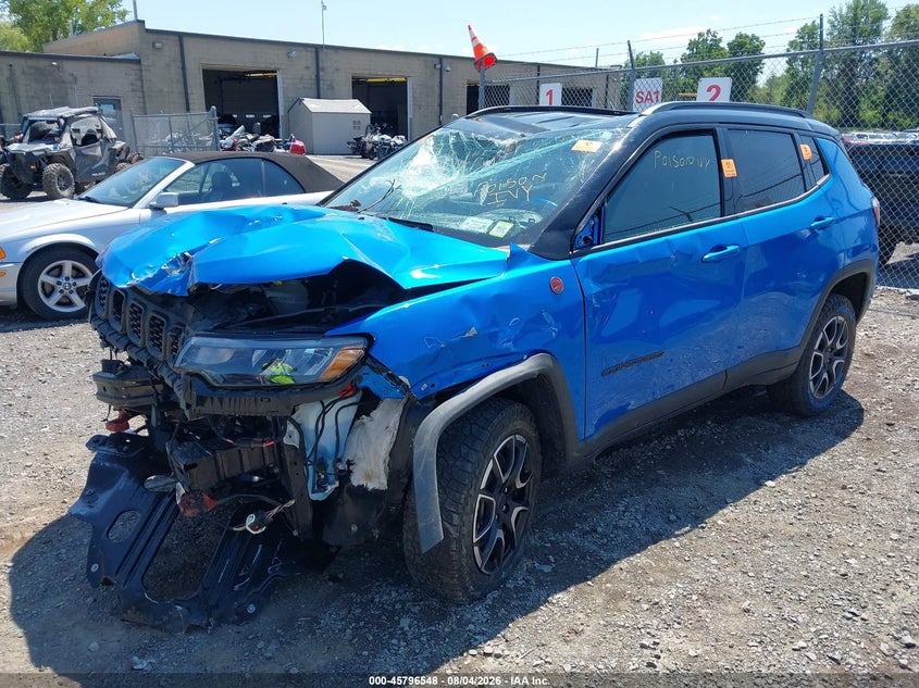 Vin: 3c4njddn9st543515, lot: 46295379, jeep compass trailhawk 4x4 20252