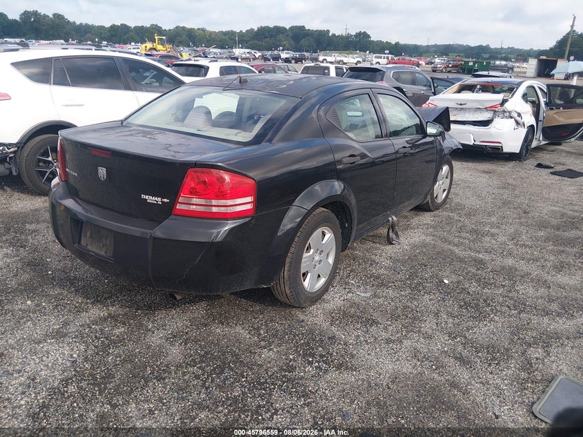DODGE AVENGER 2008 VIN 1B3LC46K58N210758