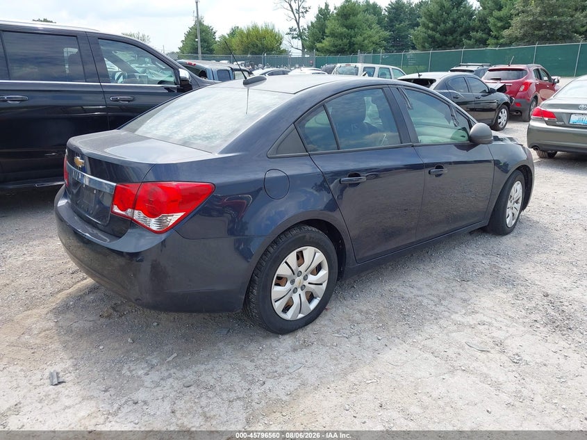 Vin: 1g1pc5sh5g7106315, lot: 46295391, chevrolet cruze limited ls auto 20164