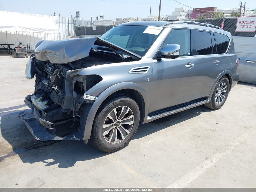 Vin: jn8ay2nd1j9051951, lot: 46295451, nissan armada sl 20182