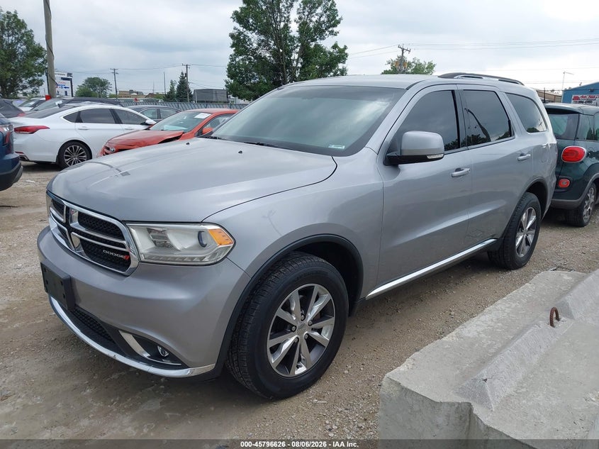 Vin: 1c4rdjdg0gc437577, lot: 46295456, dodge durango limited 20162