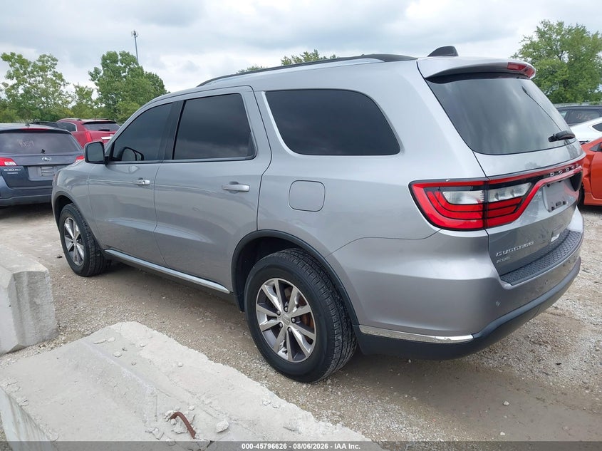Vin: 1c4rdjdg0gc437577, lot: 46295456, dodge durango limited 20163