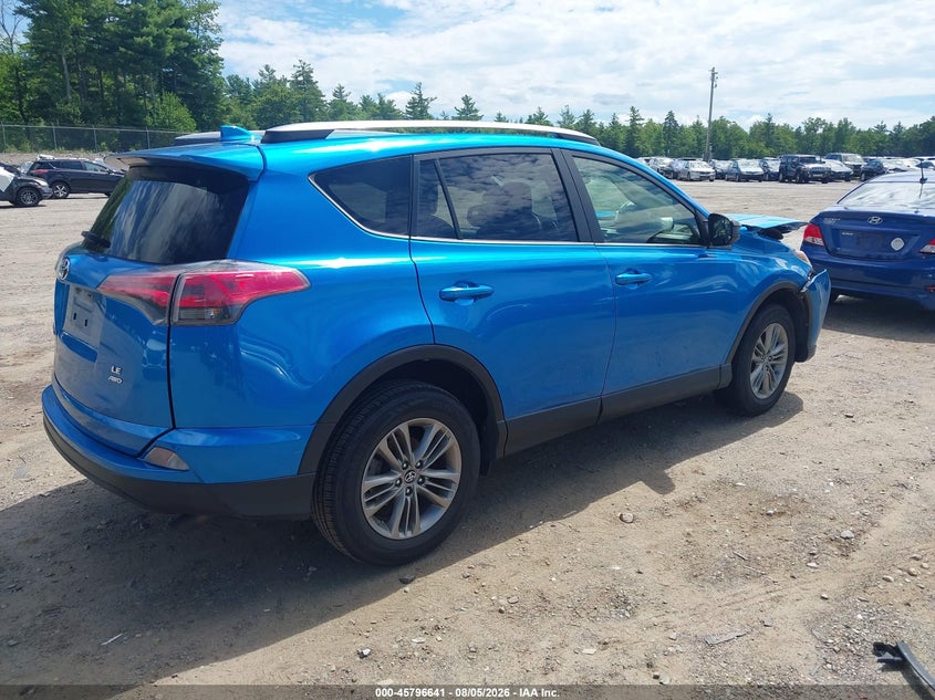 Vin: jtmbfrev9hj136620, lot: 46295472, toyota rav4 le 20174