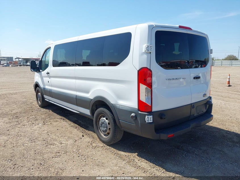 Vin: 1fbzx2zm2jkb31297, lot: 46295473, ford transit-350 xl 20183