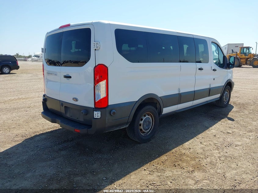 Vin: 1fbzx2zm2jkb31297, lot: 46295473, ford transit-350 xl 20184