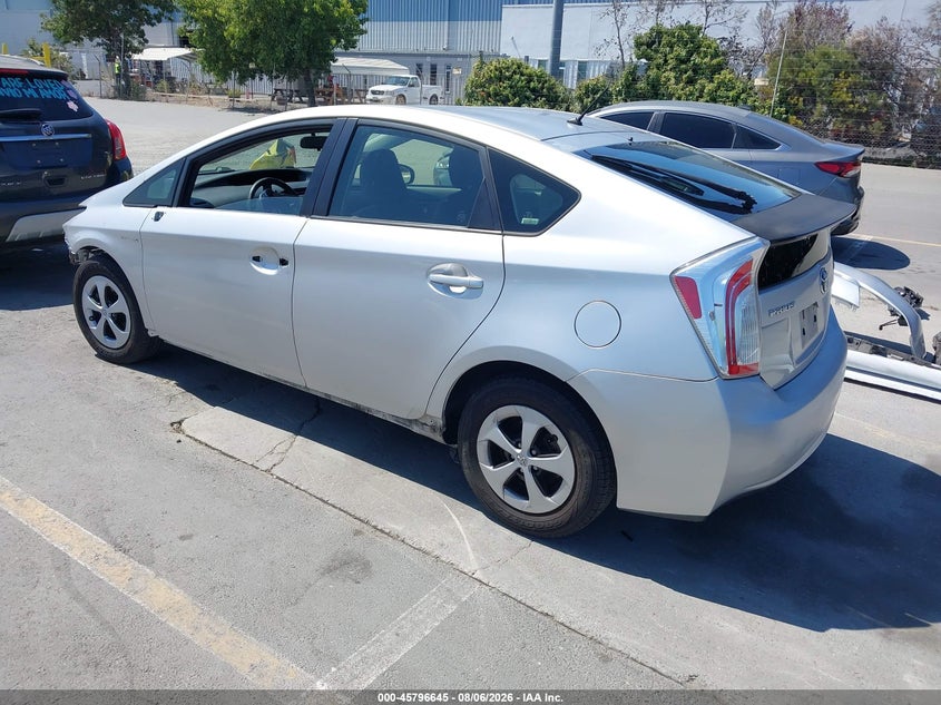 2013 TOYOTA PRIUS auction photo 3