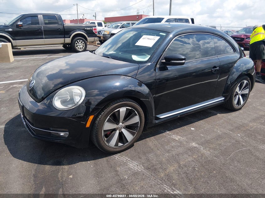 Vin: 3vwv67at0cm616964, lot: 46295482, volkswagen beetle 2.0t turbo 20122