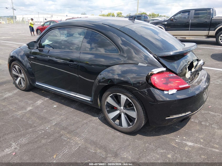 Vin: 3vwv67at0cm616964, lot: 46295482, volkswagen beetle 2.0t turbo 20123
