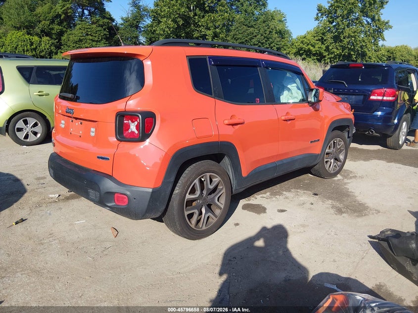 Vin: zaccjbbtxfpc35327, lot: 46295489, jeep renegade latitude 20154