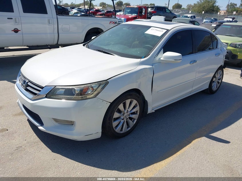 Vin: 1hgcr2f80da197765, lot: 46295500, honda accord ex-l 20132