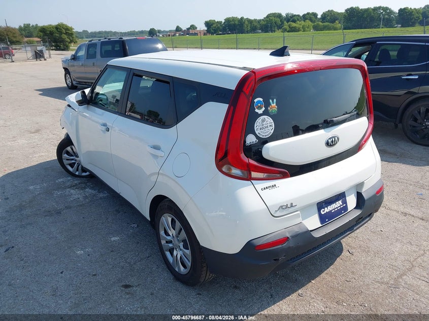 Vin: kndj23au8m7797449, lot: 46295518, kia soul lx 20213