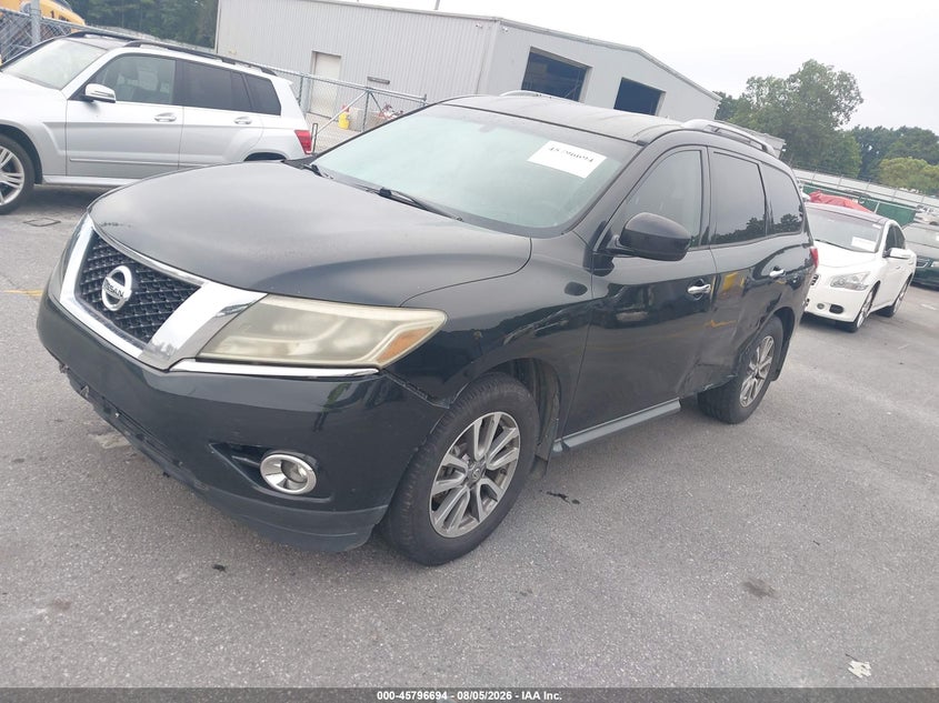 Vin: 5n1ar2mn4fc674781, lot: 46295525, nissan pathfinder sv 20152