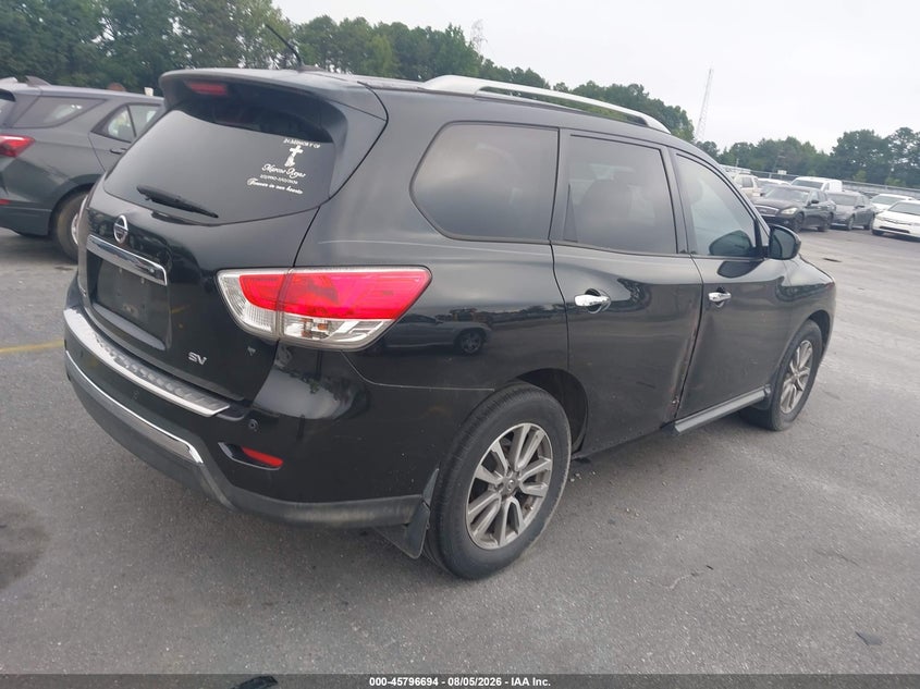 Vin: 5n1ar2mn4fc674781, lot: 46295525, nissan pathfinder sv 20154