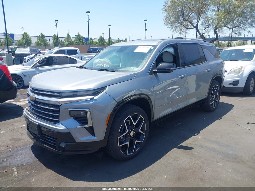 Vin: 1gnerkrs1sj262366, lot: 46295529, chevrolet traverse fwd high country 20252