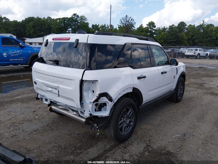 Vin: 3fmcr9bn7srf72598, lot: 46295530, ford bronco sport big bend 20254