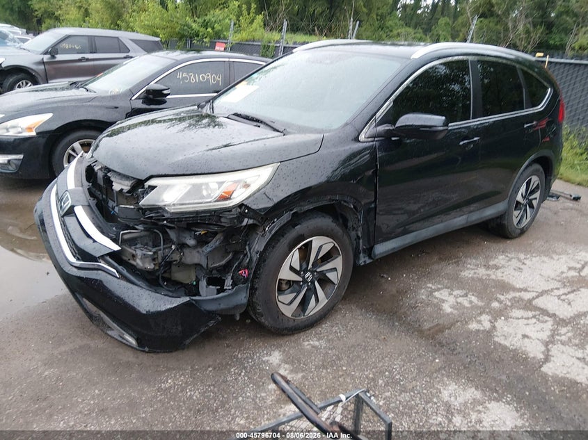 Vin: 5j6rm4h90gl075984, lot: 46295535, honda cr-v touring 20162