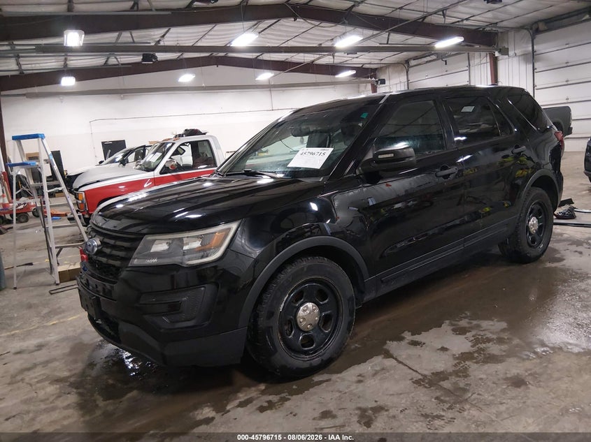 Vin: 1fm5k8ar8hgd66847, lot: 46295547, ford utility police interceptor 20172