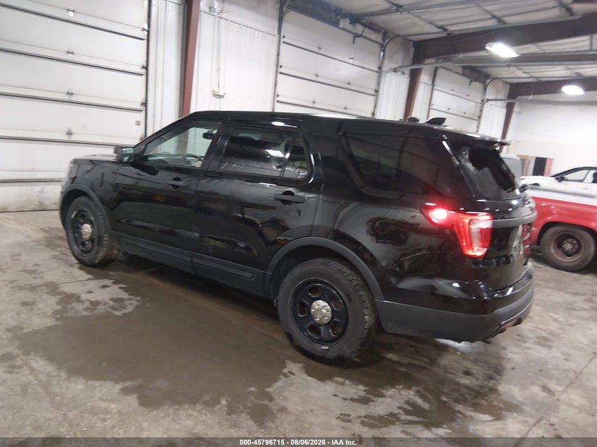 Vin: 1fm5k8ar8hgd66847, lot: 46295547, ford utility police interceptor 20173