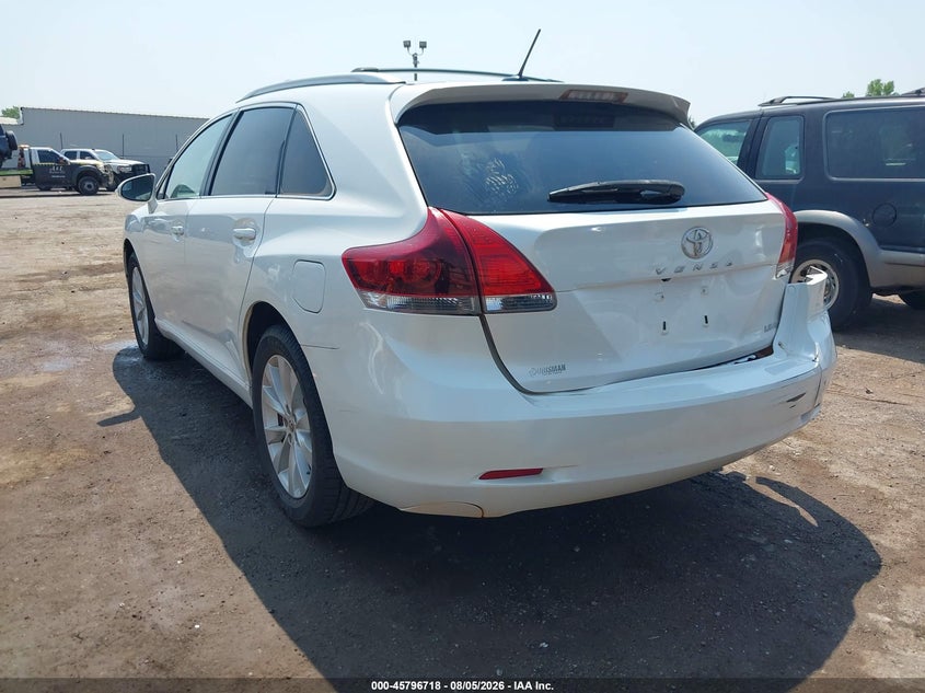 Vin: 4t3ba3bb9eu062280, lot: 46295549, toyota venza le 20143