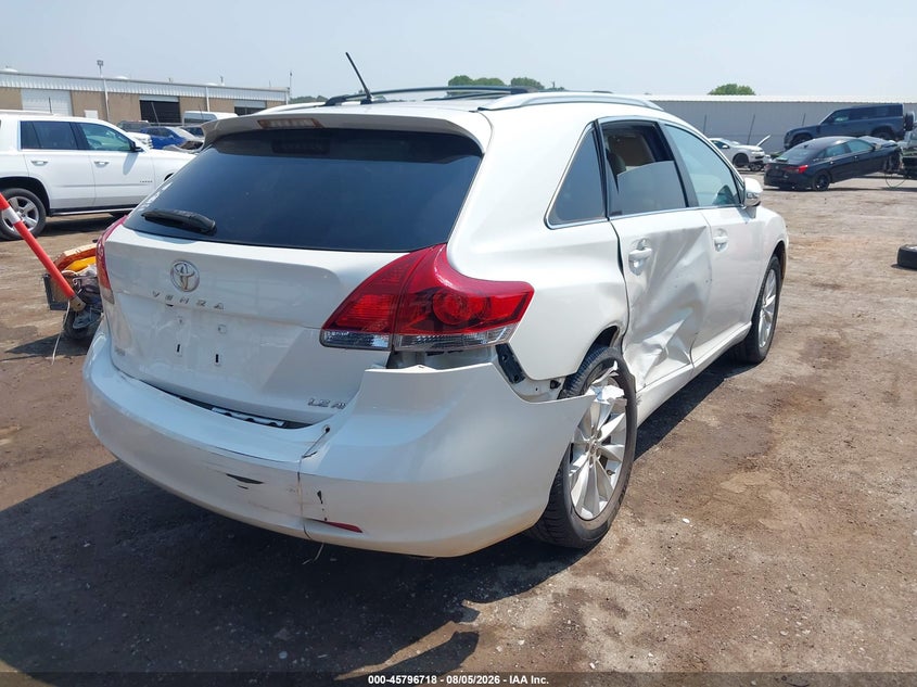 Vin: 4t3ba3bb9eu062280, lot: 46295549, toyota venza le 20144