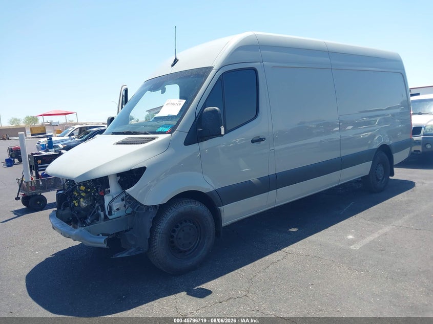 Vin: w1y4nchy3pt125402, lot: 46295550, mercedes-benz sprinter 2500 high roof 4-cyl diesel ho 20232