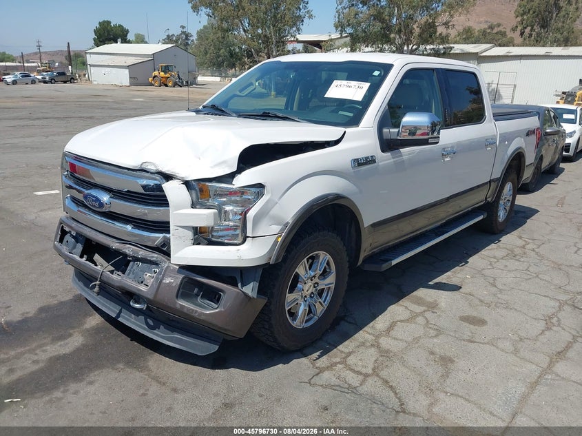 Vin: 1ftew1ef3gke15450, lot: 46295561, ford f-150 lariat 20162